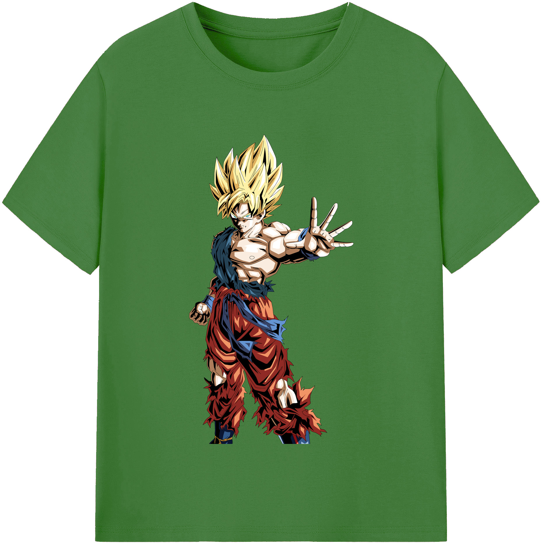 （画像用） ドラゴンボール 孫悟空（そん ごくう）Son Goku カカロット DRAGON BALL Kakarotto レディースカジュアルプリントTシャツ（綿100％）